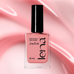 LENA Soap Nails – Breathable & Water-Permeable Halal Nail Polish - Pink-ing of You - SN09