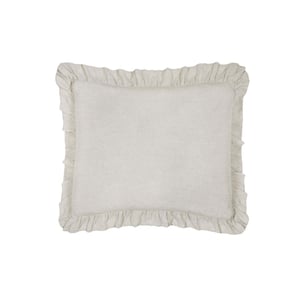 Charlie Linen Euro Sham   Flax