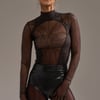 AKIRA Spider Girl Mesh Bodysuit | Black | Size Medium