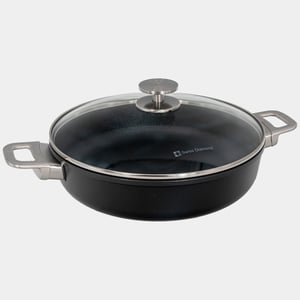 CHD Nonstick Sauteuse with Glass Lid - 3.7 qt