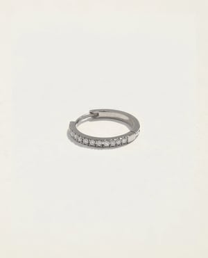 10mm Pavé Huggie