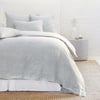 Logan Navy Linen King Duvet Cover