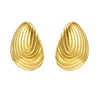 Teardrop Oversized Stud Earrings Waterproof