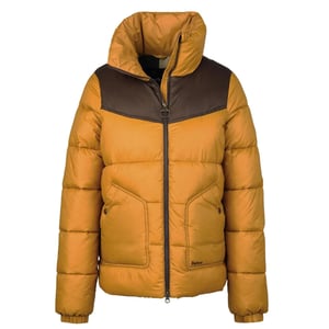 Barbour Womens Belford Quilted Jacket Dijon / Mahogany Ancient