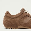Alohas Suede Brown Leather Sneakers