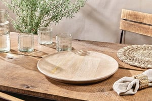 nkuku Artisan Serving Plate | Serveware | Large | Natural