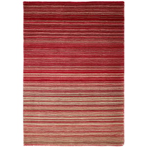 Fine Stripes Rug Red - 160x230cm