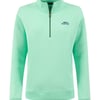 Weird Fish Avery 1/4 Zip Sweatshirt Apple Mint Size 12