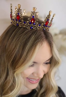 AW Bridal Jeweled Princess Tiaras