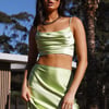 Chasing Heartbeats Crop Lime