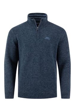 Weird Fish Altwood 1/4 Zip Jumper Navy Size 4XL