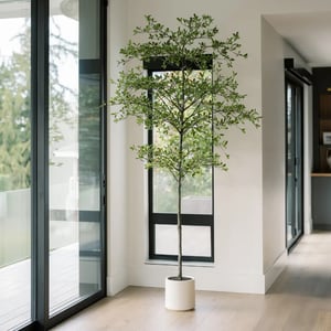 7.5' Faux Shady Lady Tree in Pot