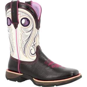 Lady Rebel by Durango® Women's Raven Black & White Western Boot