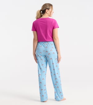 Women's Lucky Rainbow Polyknit Pajamas Pants