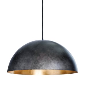Sigmund Modern Black And Gold Large Pendant Light