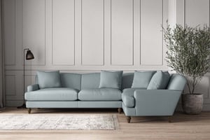 nkuku Deni Right Hand Corner Sofa | Make To Order | Grand | Recycled Cotton Horizon