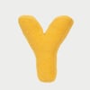 QE Home Alphabet Letter Cushion in Y, Yellow