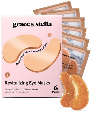 Revitalizing bronze eye masks - 6 Pairs