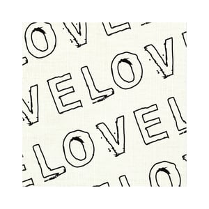 Sketch in Love Fabric