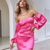 Luxe Look Mini Dress Pink