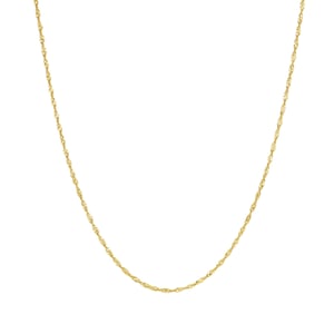 Fine Singapore Chain Sterling Silver Gold