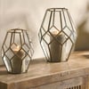 nkuku Mohani Lantern | Candles Holders & Lanterns | Large | Antique Brass