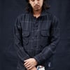 Wool Workshirt in Black Window Pane