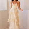 Sun Shining Through Maxi Dress Yellow