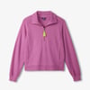 Mock Neck Pullover - Orchid