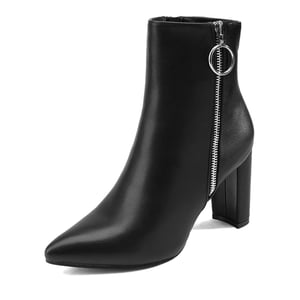DREAM PAIRS Chunky High Heel Ankle Boots