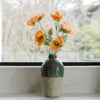 31" Artificial Apricot Poppy Stems