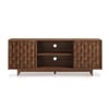 COLAMY TV Stand with Storage - Walnut