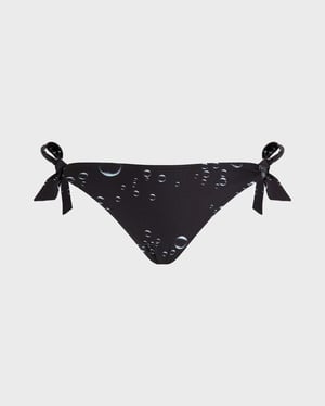 Vilebrequin - Women Side Tie Bikini Bottom Bubble 3d - Swimwear - Flamme - Black - Size XL