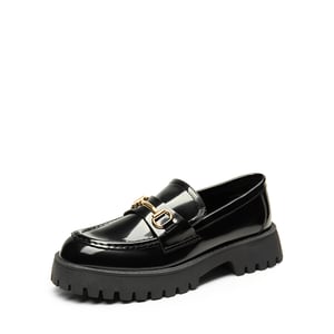 DREAM PAIRS Metallic Vegan Leather Slip on Loafers