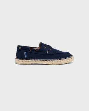 Vilebrequin - Men Canvas Loafers Solid - Shoes - Connor - Blue - Size 45
