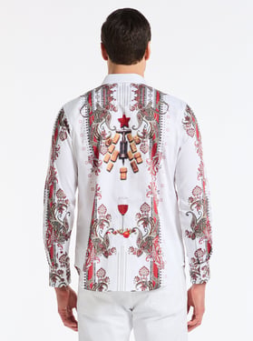 Robert Graham Naughty & Nice Long Sleeve Button Down Shirt
