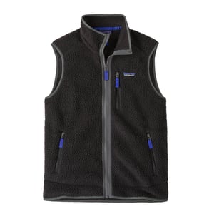 Patagonia Retro Pile Fleece Vest Black / Forge Grey