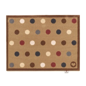 Spot 10 Brown Washable Doormat - 65x85cm