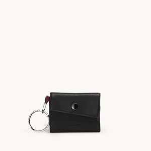 Hammitt Royce Key Wallet Black Gunmetal