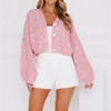 Stylish Chill Knit Cardigan Pink