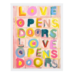 L.O.D. Love Opens Doors Art Print