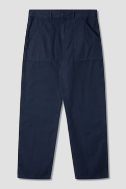Fat Pant (Navy Sateen) - 38R