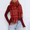 Sparkle Under Snow Scarf Red
