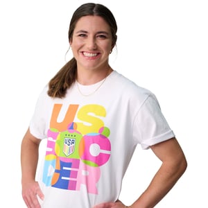 Unisex USWNT United Pride White Tee / 3X