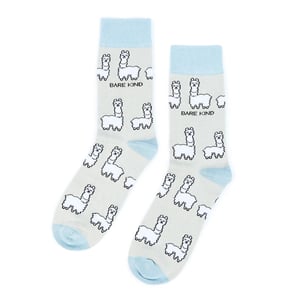 Save the Alpaca Bamboo Socks | UK Adult 4-7