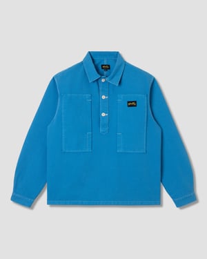 Painters Pop Over Shirt (Imper Blue Bedford Cord) - XXL