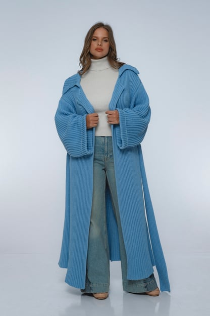 Warm Night Long Knitted Coat