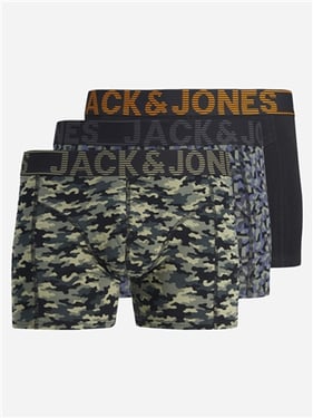 Jack & Jones Danny Trunks 3 Pack - Black - S