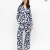 Indigo Womens Dog Print Pyjama Set - 18