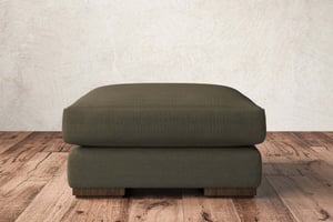 nkuku Guddu Dining Footstool | Make To Order | Medium | Recycled Cotton Moss